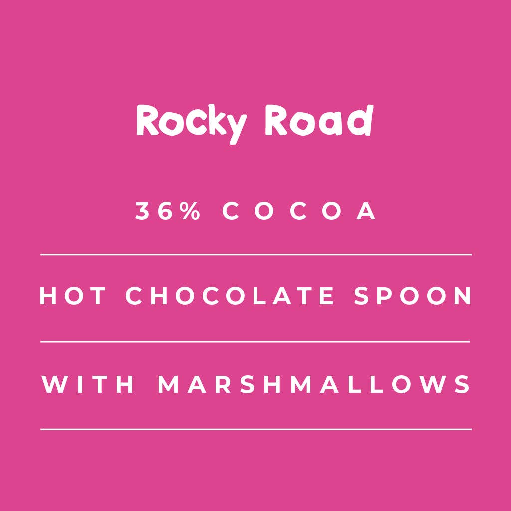 Rocky Road - Hot Chocolate Spoon With Marshmallows