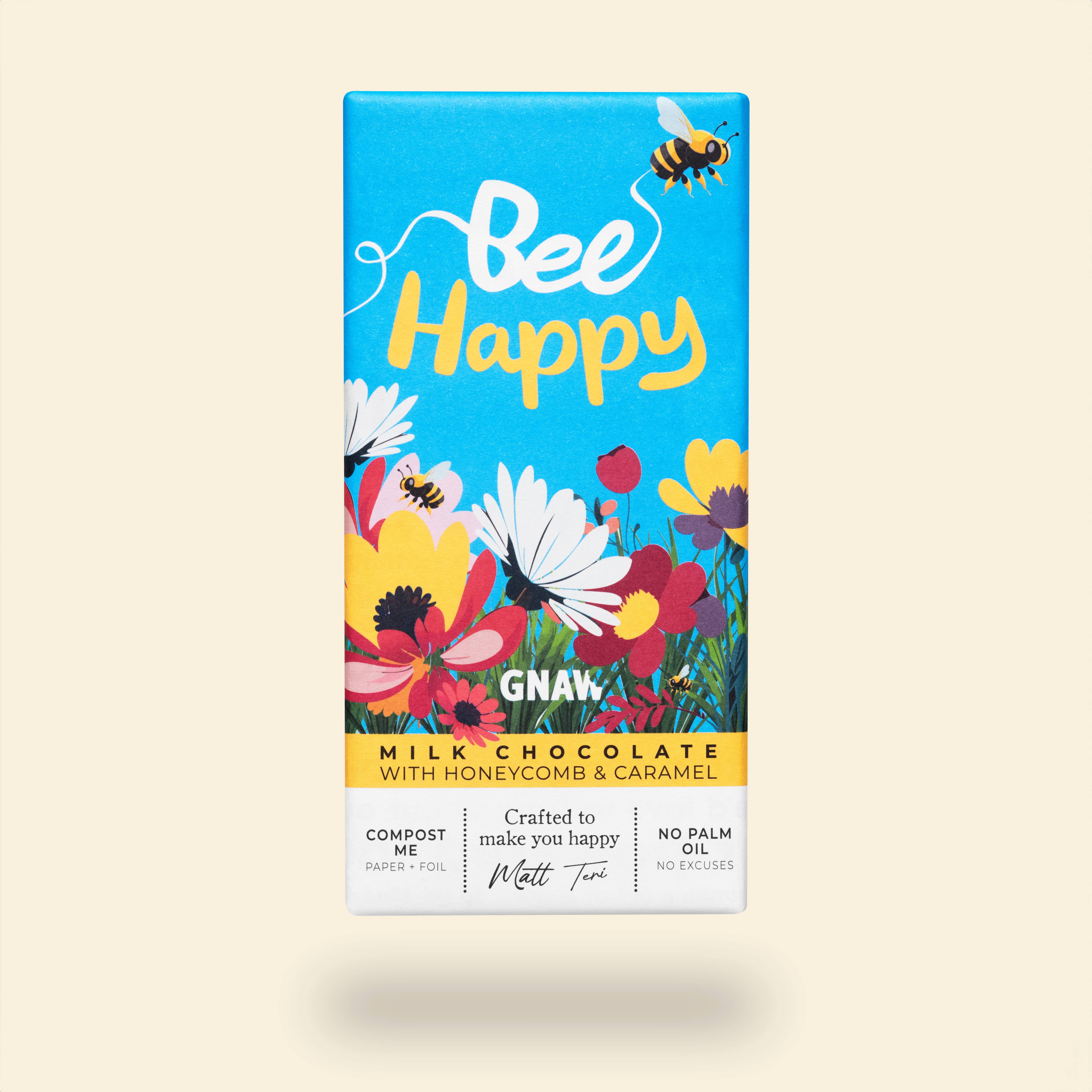'Bee Happy' Chocolate Bar