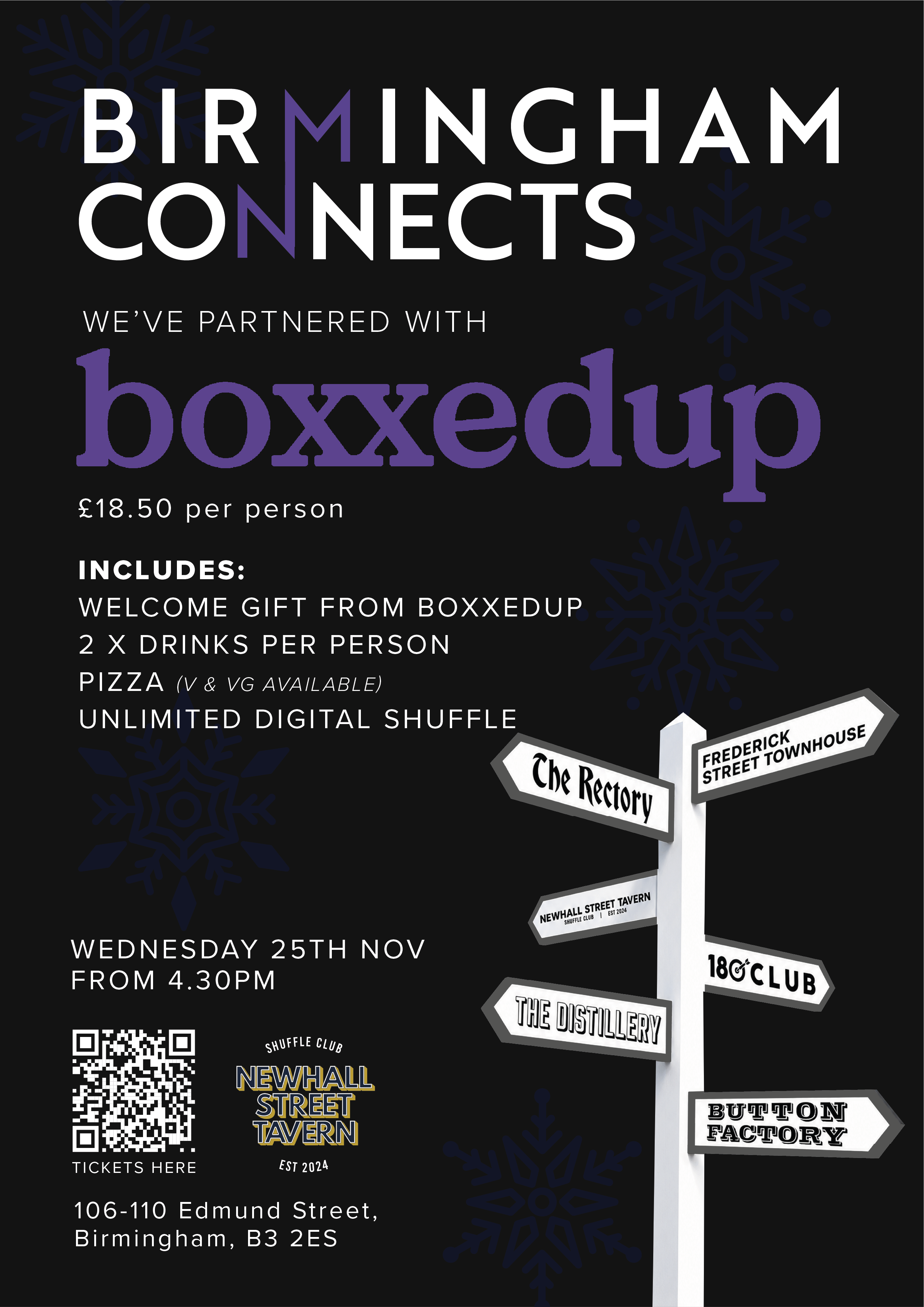Birmingham Connects in partnership with boxxedup November Networking Event - Christmas Showcase