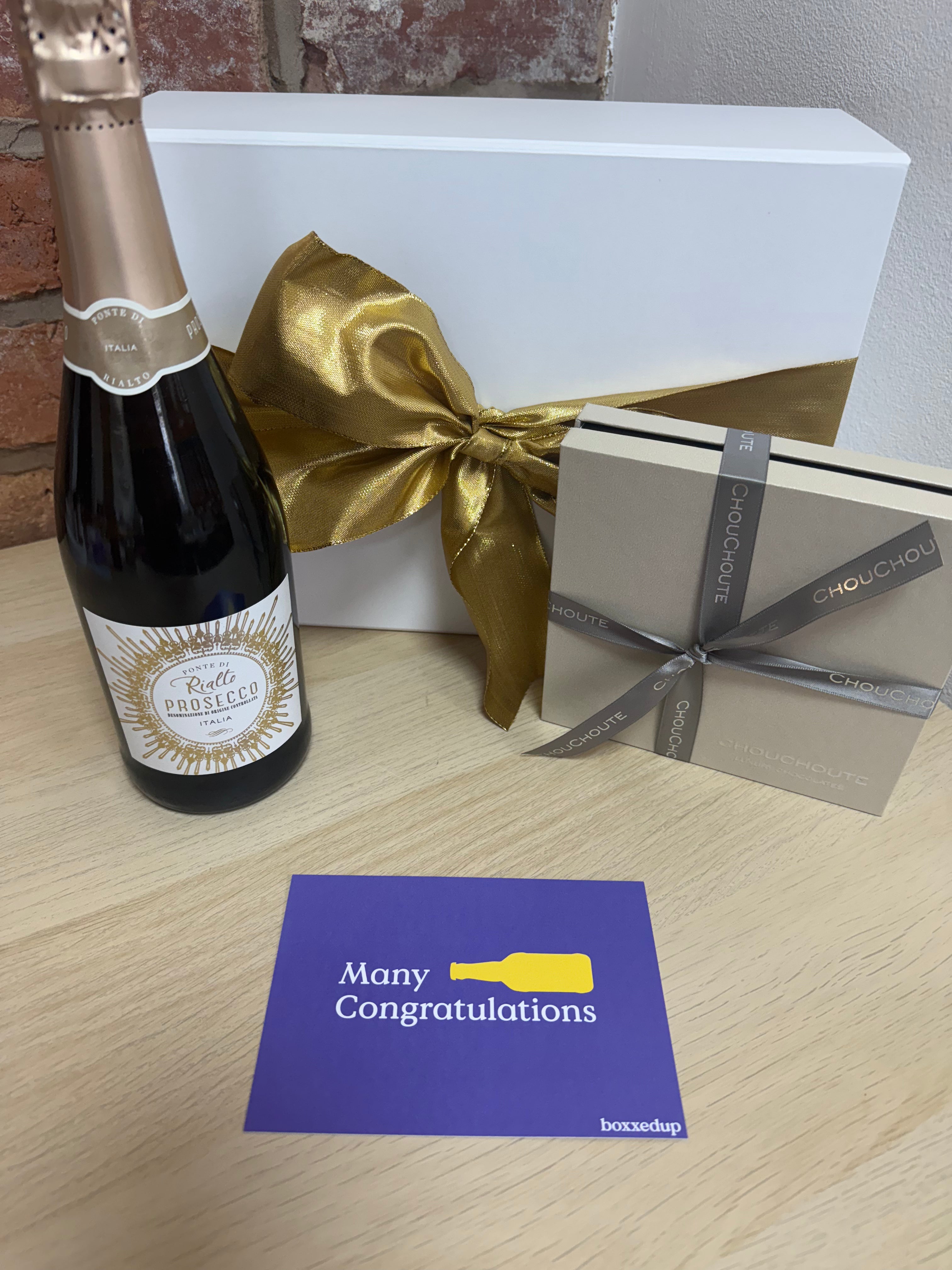 Gold & Silver Fizz & Chocolate Box