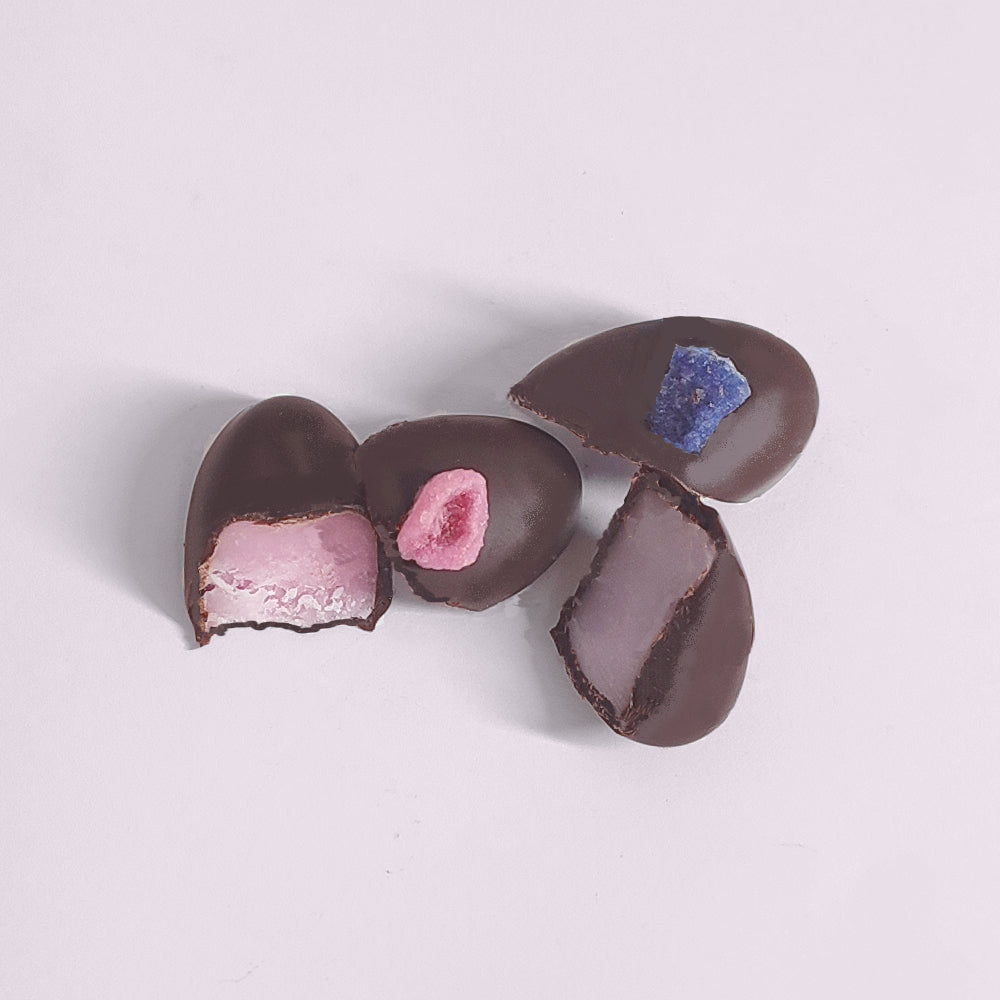Ballotin 42 Rose & Violet Fondants
