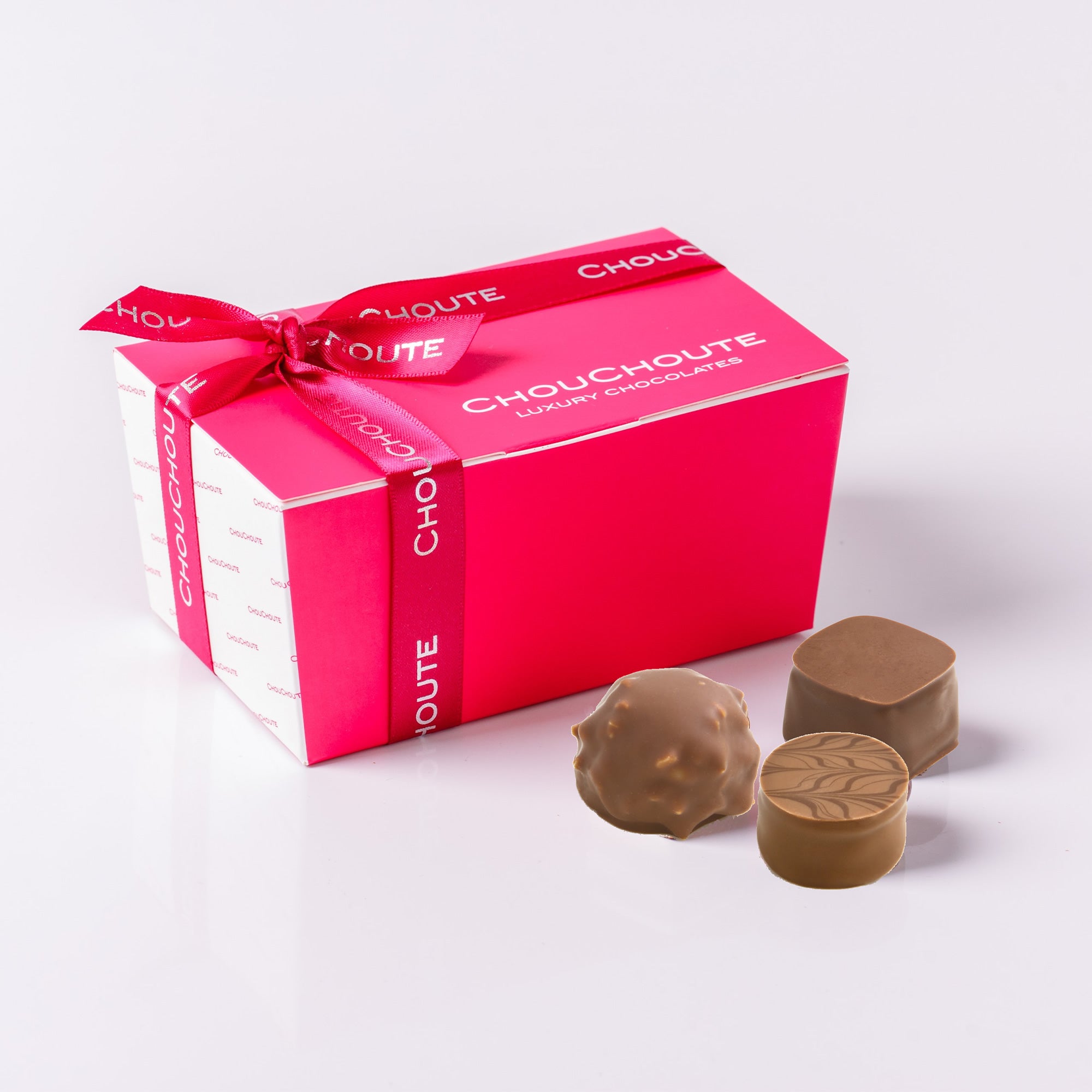 Ballotin 42 Milk Chocolates Orchid Sleeve