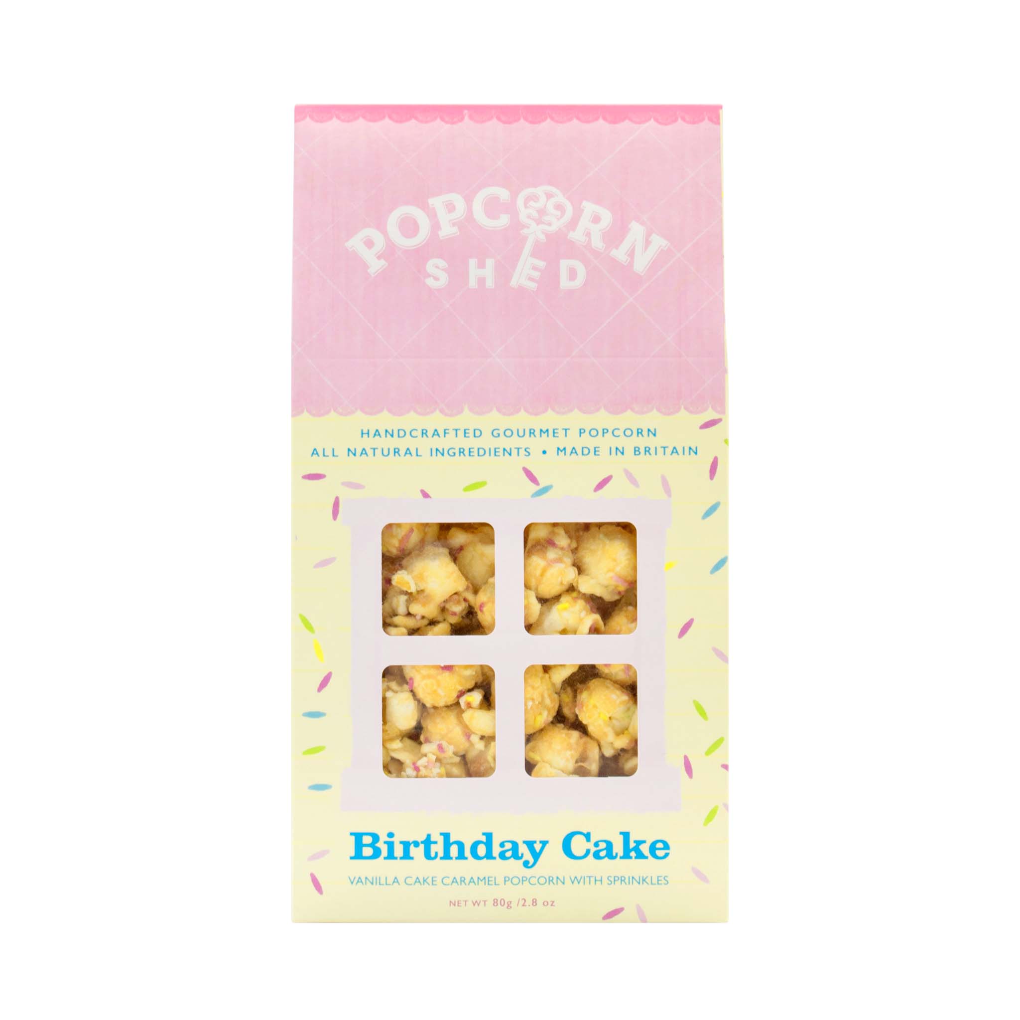Birthday Cake Gourmet Popcorn Snack Box