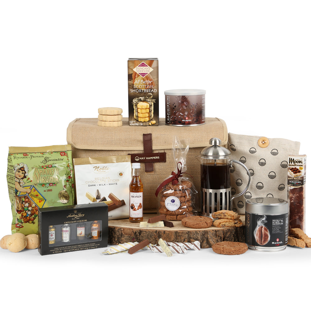 Love a Latte Coffee and Nibbles Hamper Gift