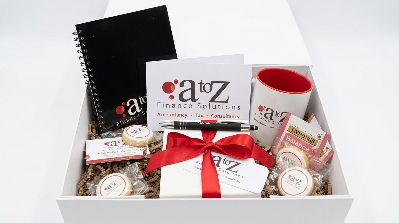 A To Z Finance Solutions: Creating Memorable Client Moments with Bespoke Branded Gift Boxes