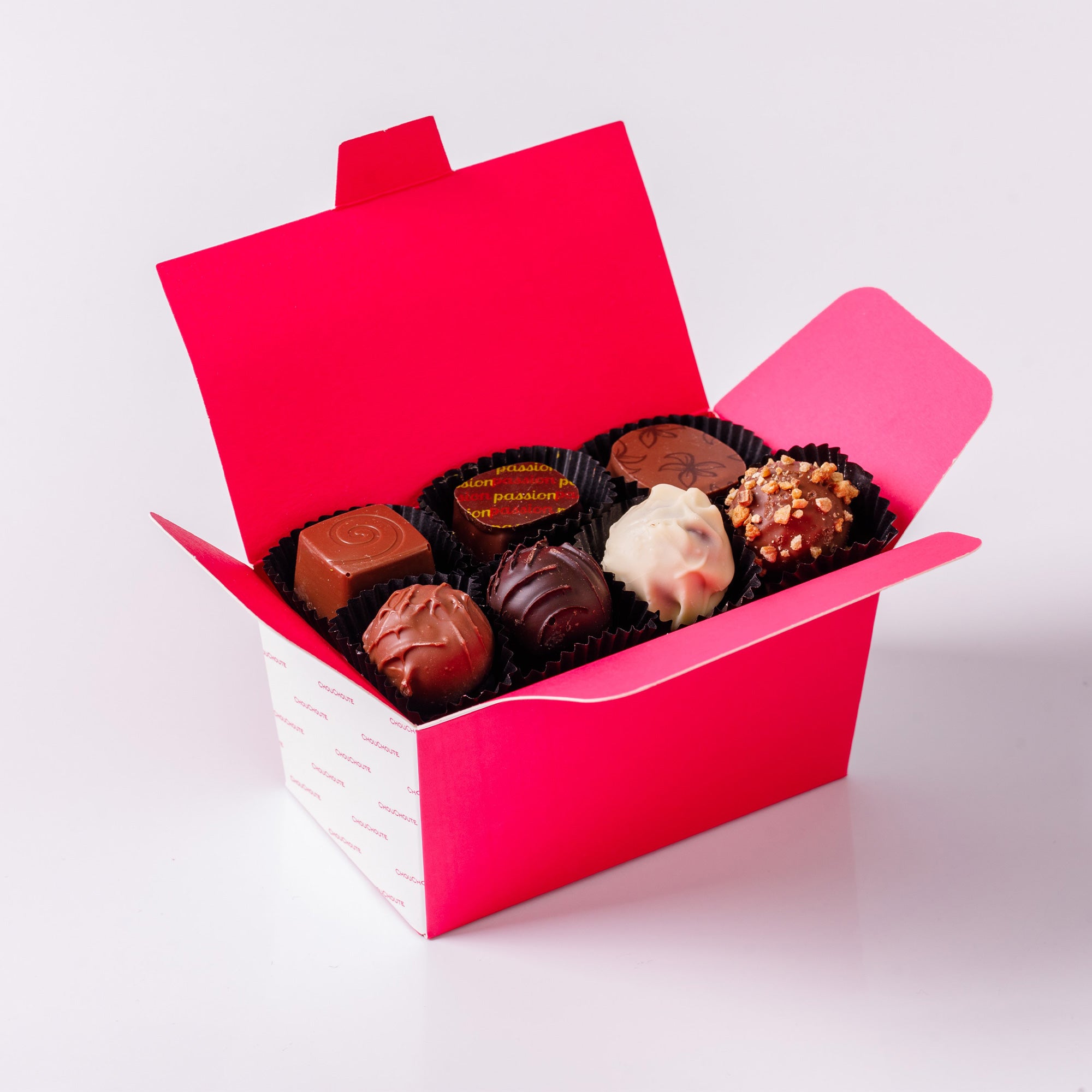 Ballotin 14 Chocolates Assortment Alcohol-Free Clover Giftwrap