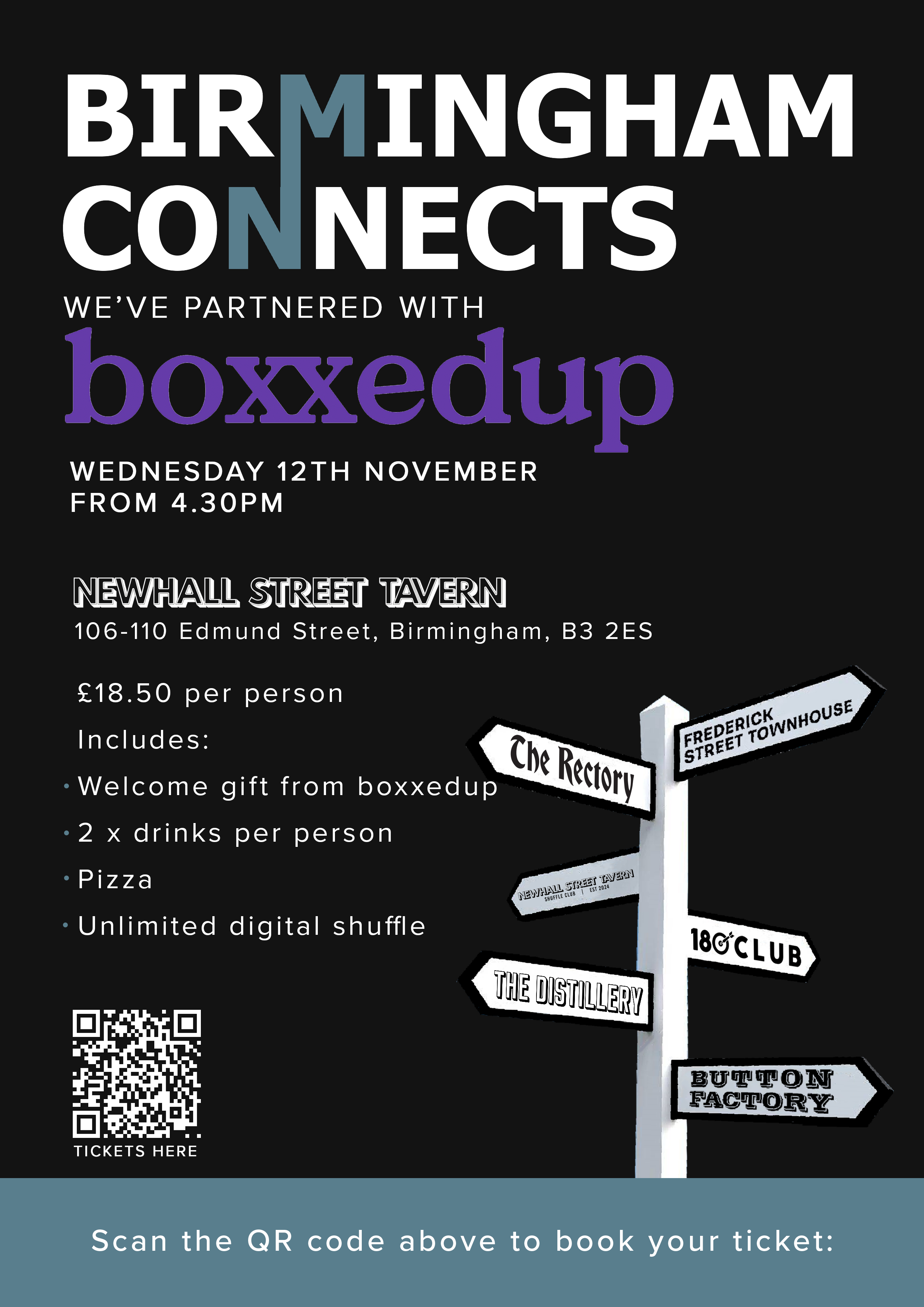 Birmingham Connects in partnership with boxxedup November Networking Event - Christmas Special!