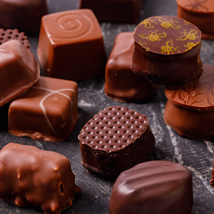 Ballotin 42 Chocolates Assortment Love Heart Sleeve