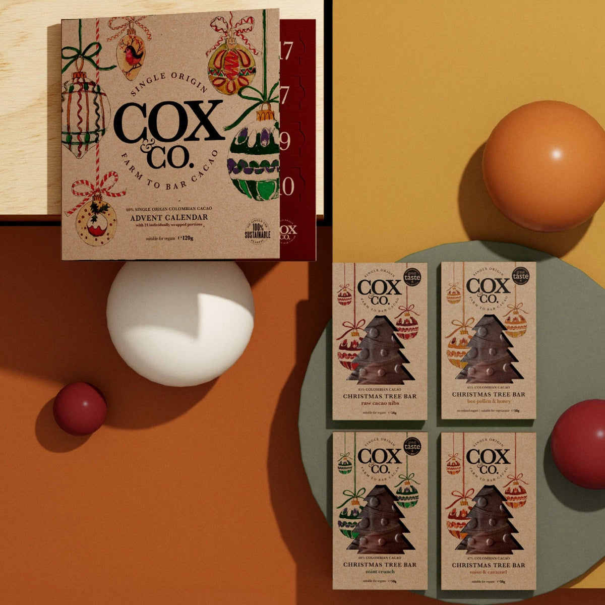 Cox & Co Advent Calendar - 60% Dark Chocolate 