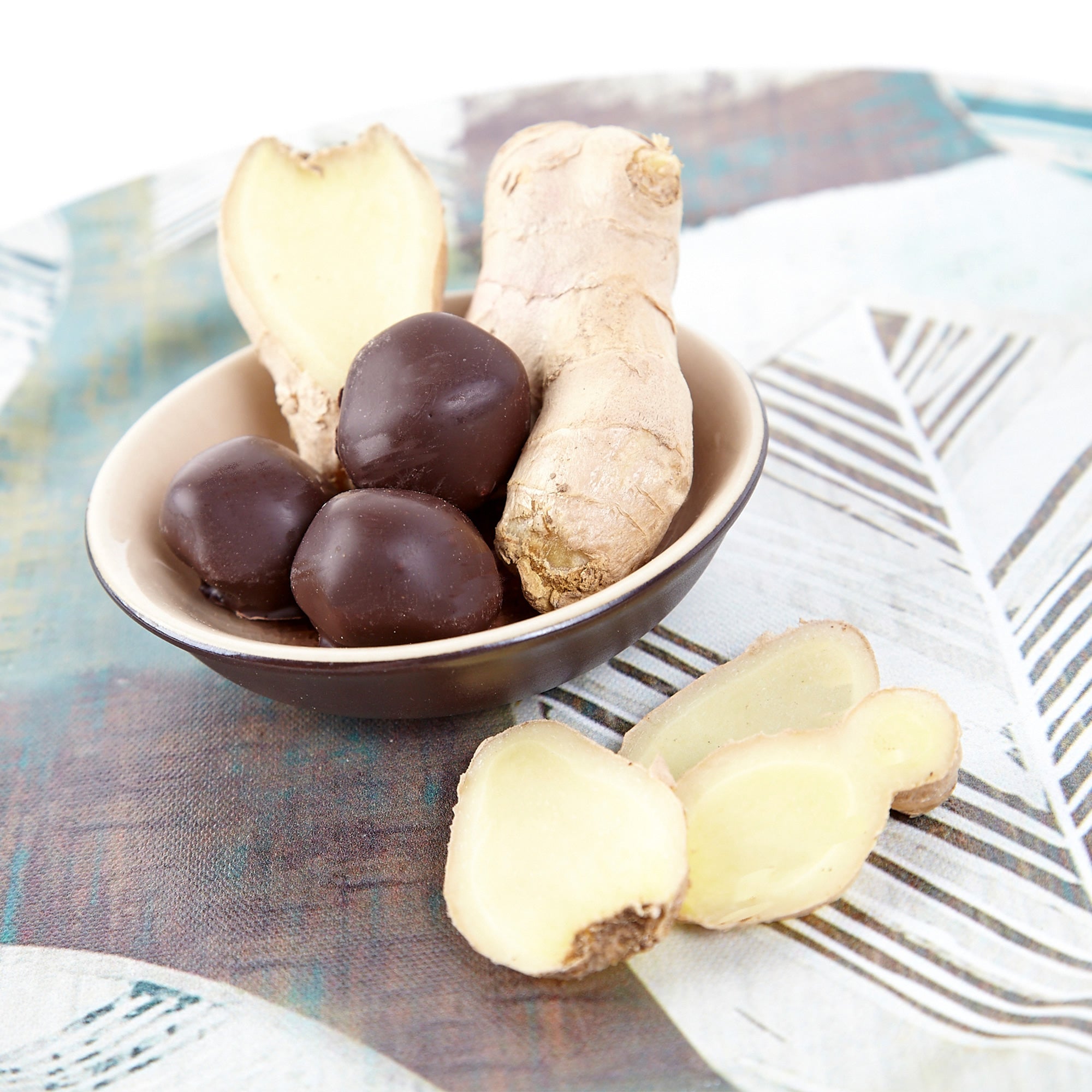 Ballotin Dark Chocolate Gingers 500g