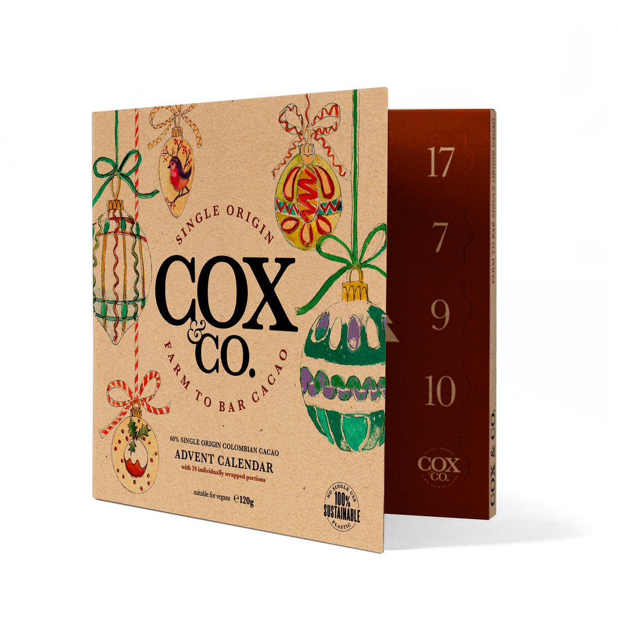 Cox & Co Advent Calendar - 60% Dark Chocolate 