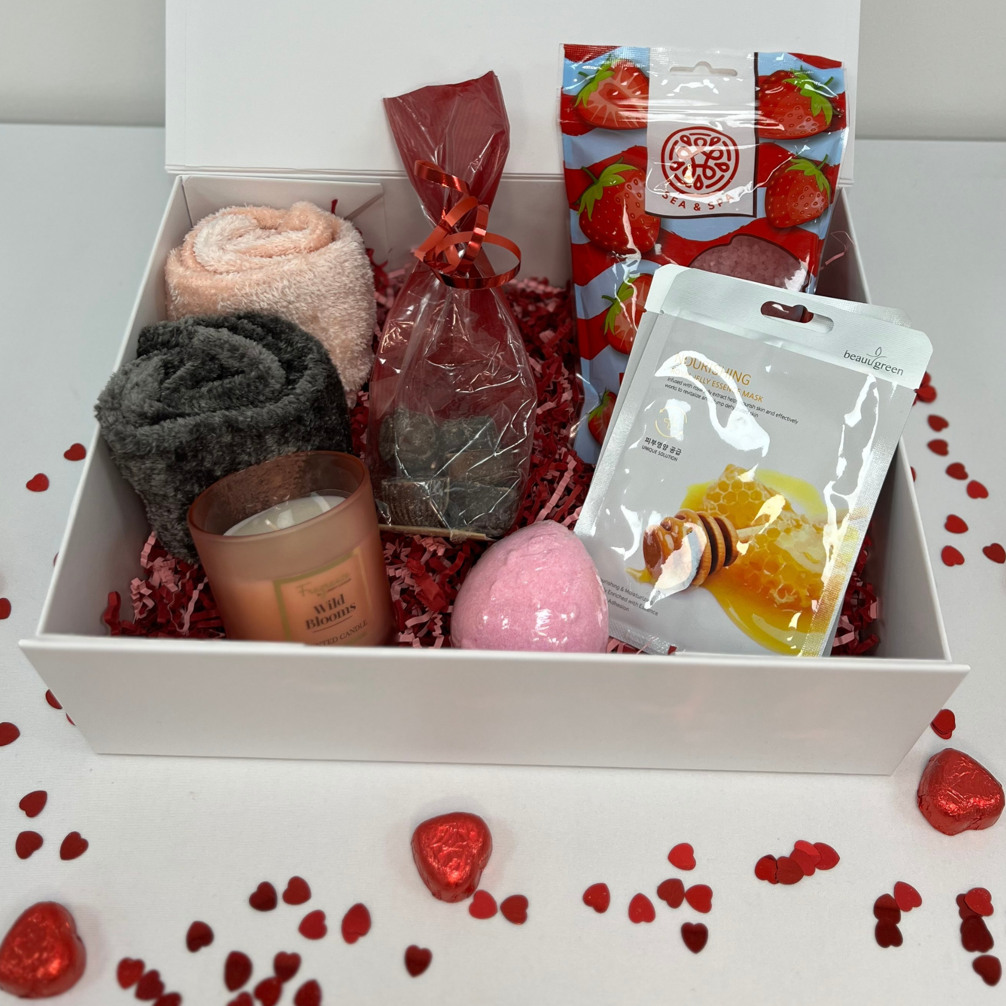 Personalised Valentines Gift Box 4 (Cosy Night In)