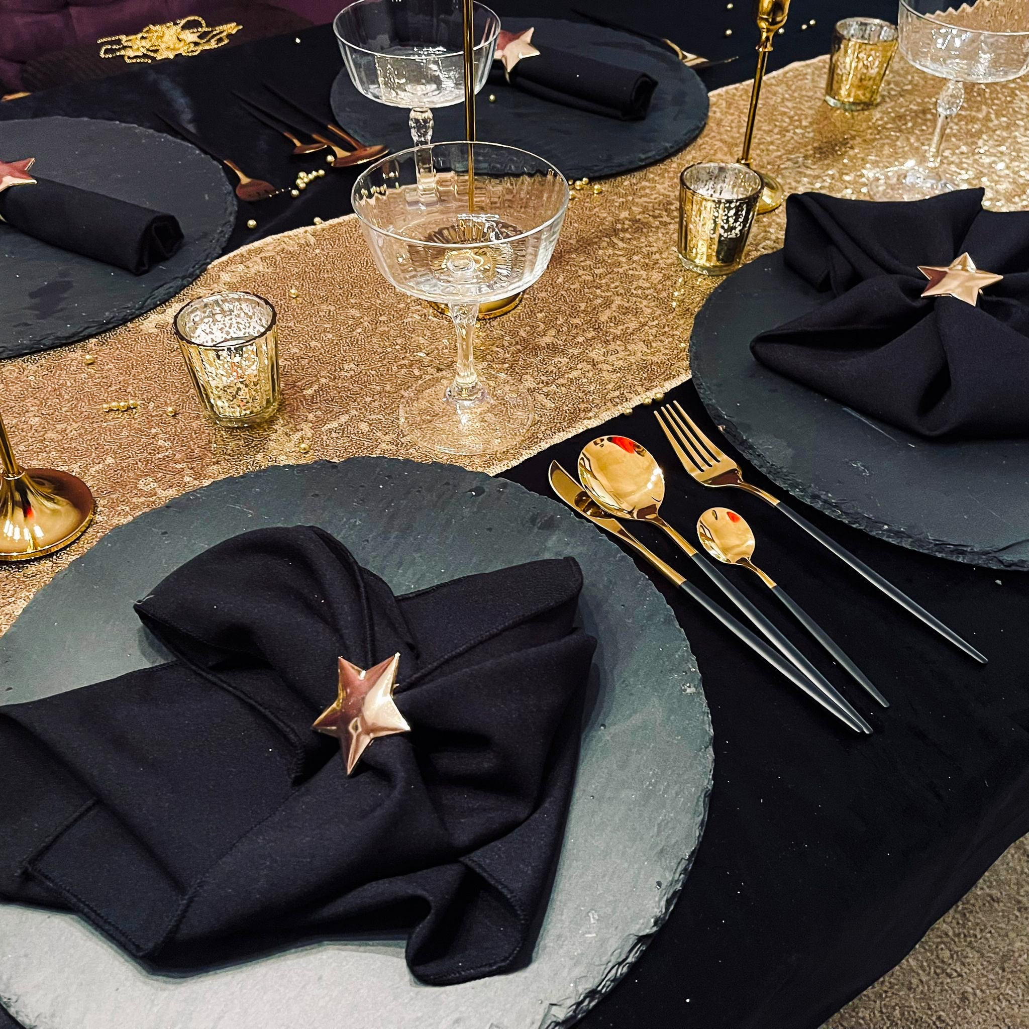 Luxury Gatsby Tablescape by Qube luxe