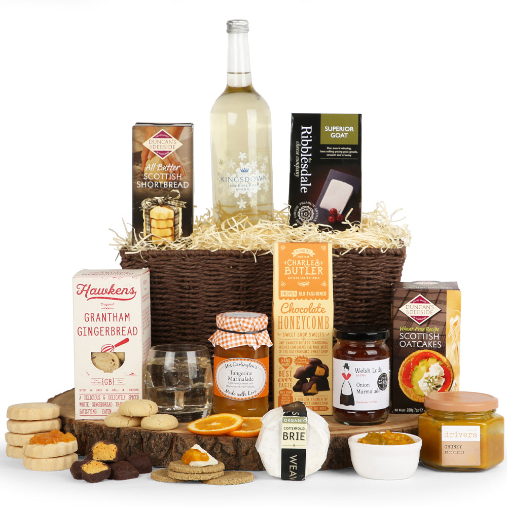 Because We Care Cheese and Biscuits Hamper