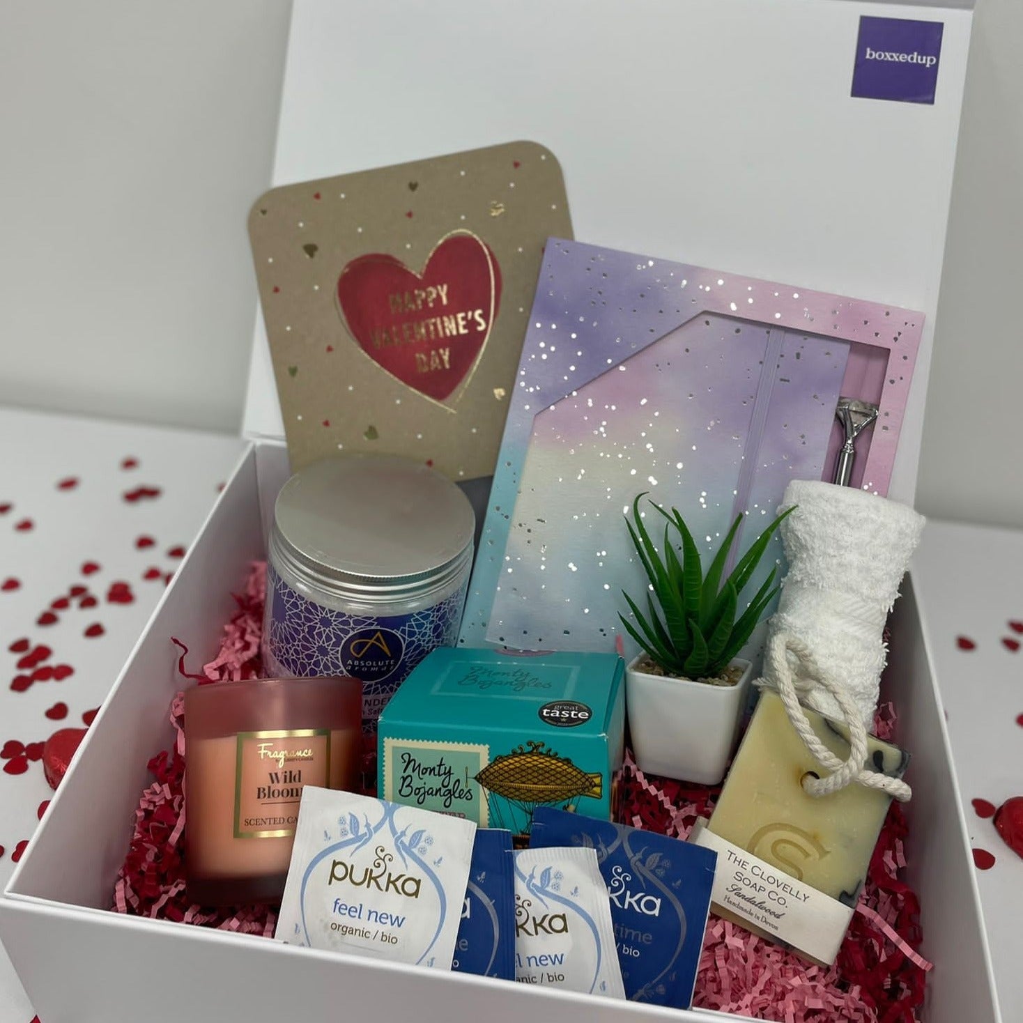 Personalised Womens Relaxing Valentines Wellbeing box