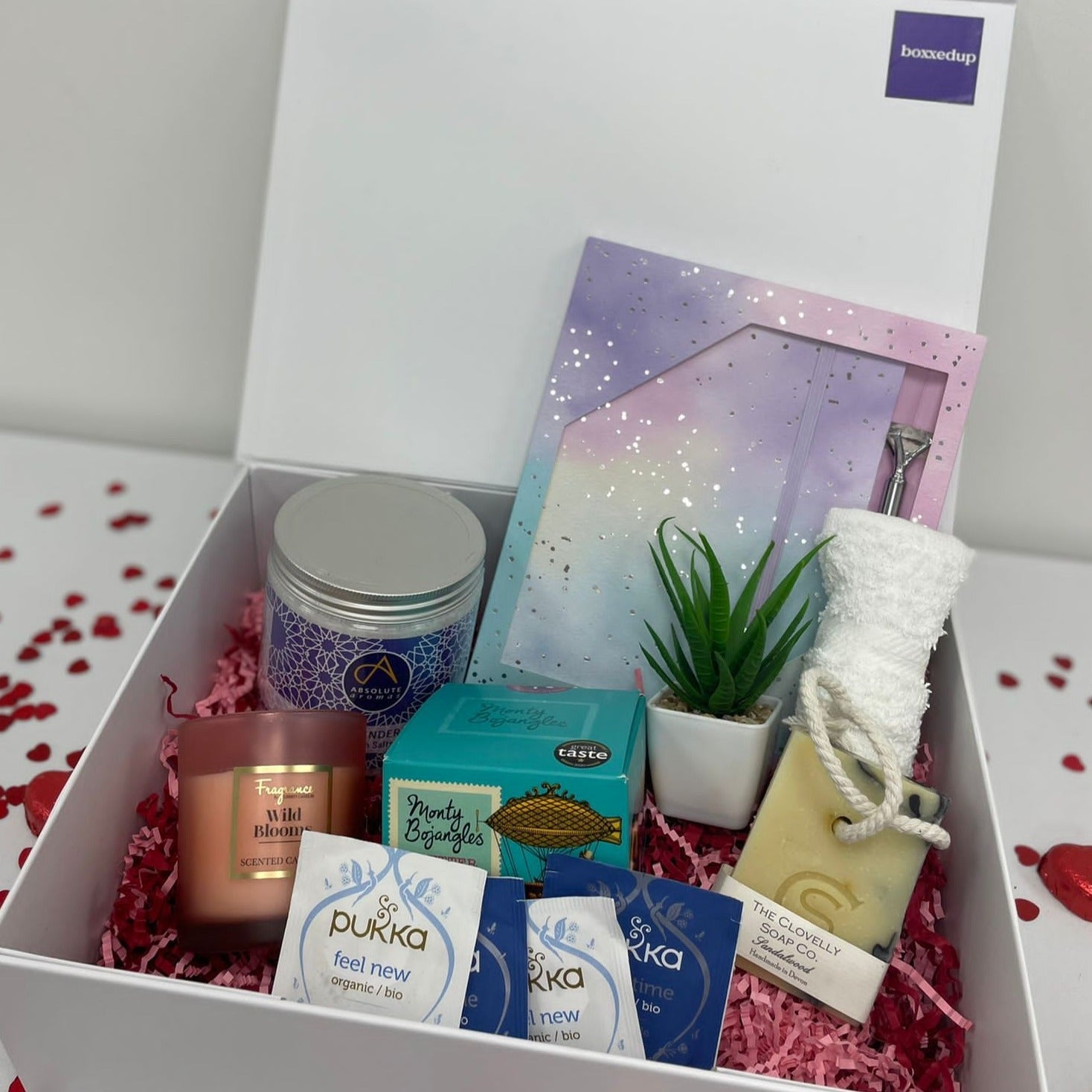 Personalised Womens Relaxing Valentines Wellbeing box